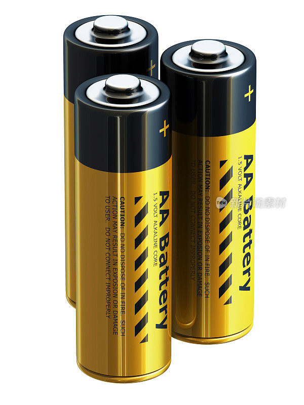 AA电池- 3D通用电池